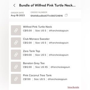 Bundle for Frenchisca